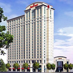 Marriott Hartford Exterior photo, interior work by Roberge Painting Company